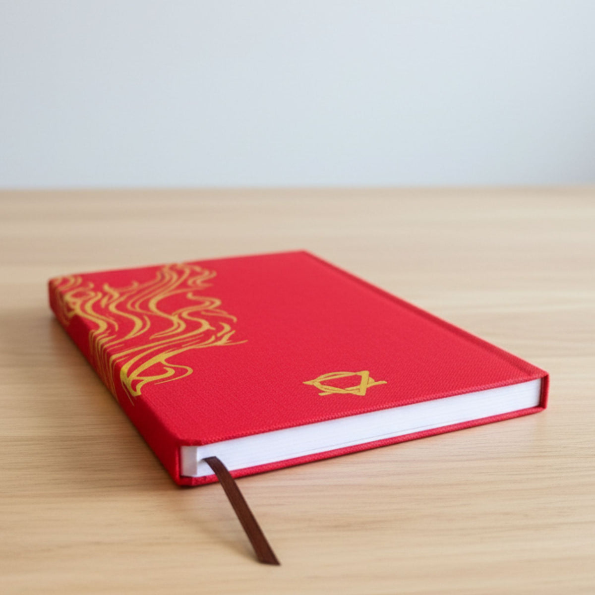 Golden Mandala and Lotus Red Wellness Journal