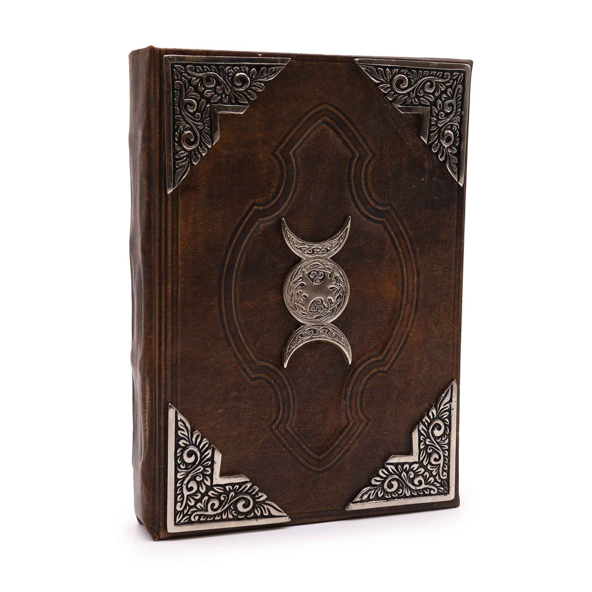 Triple Moon Brown Tan Notebook