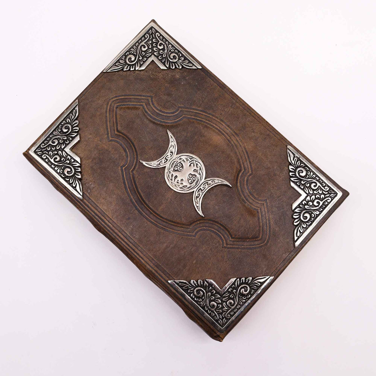 Triple Moon Brown Tan Notebook
