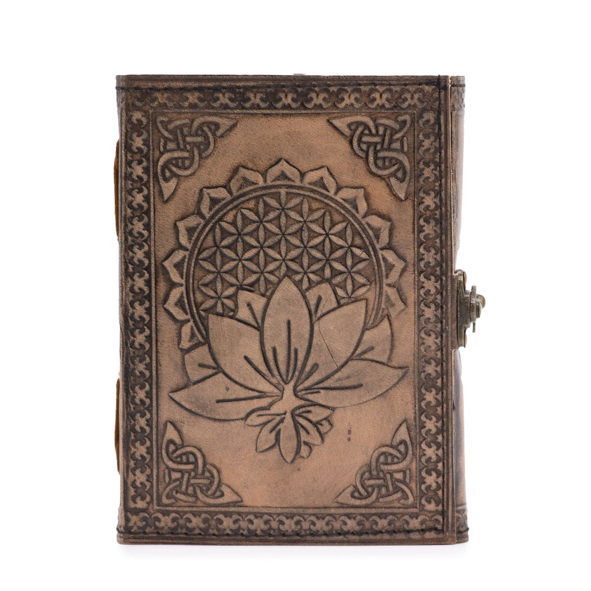 Lotus Mandala Notebook - Antique Grey