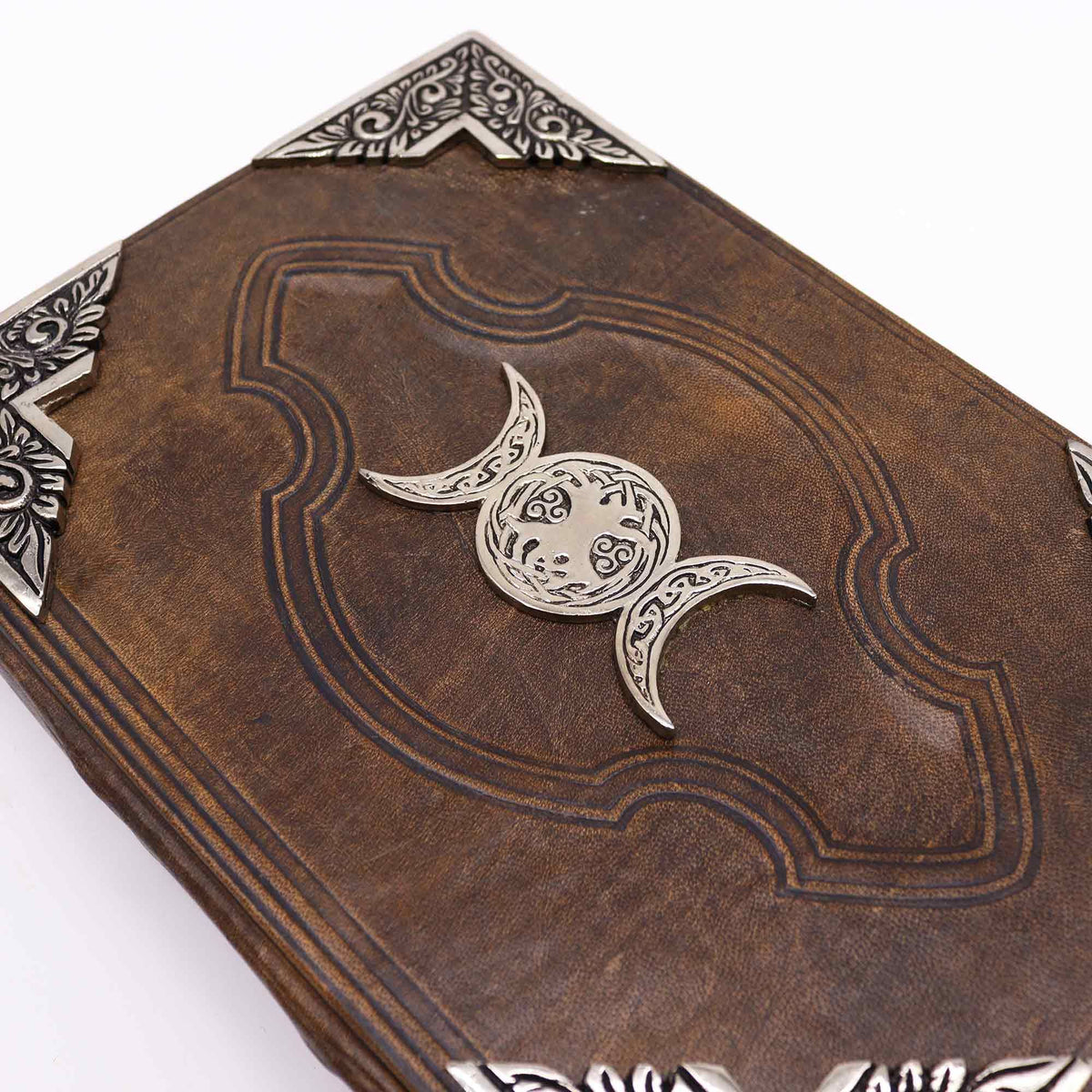 Triple Moon Brown Tan Notebook
