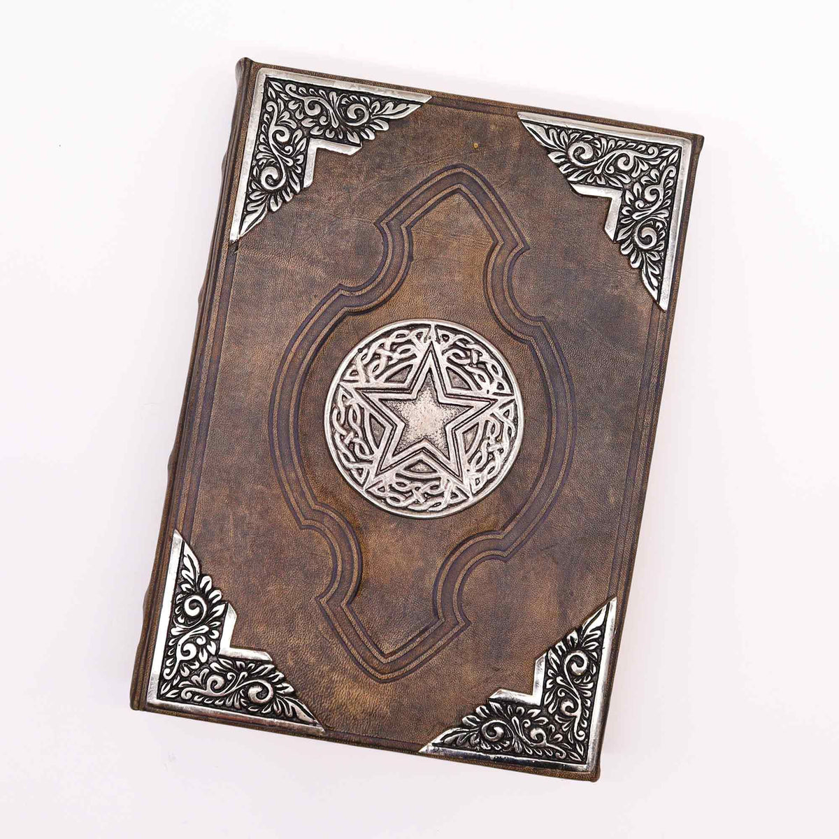 Pentagon Decor - Heafty Brown Tan Notebook