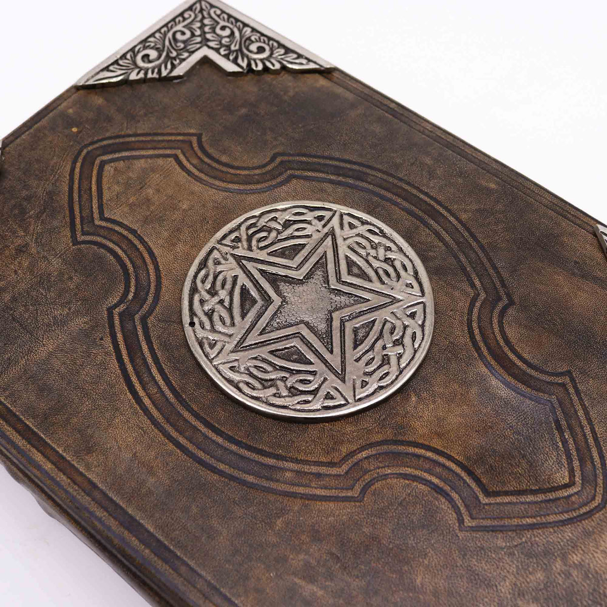 Pentagon Decor - Heafty Brown Tan Notebook