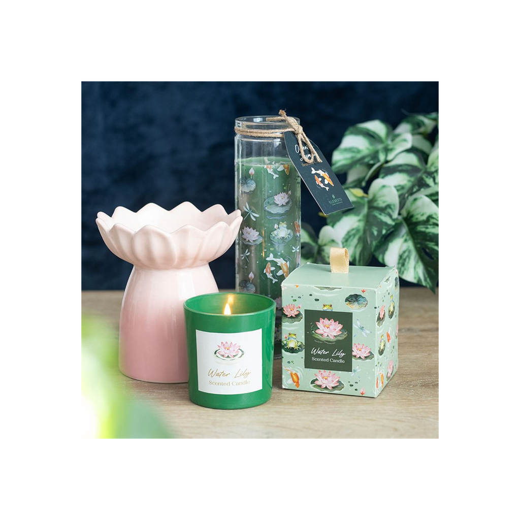 Pond Print Oriental Jasmine Tube Candle