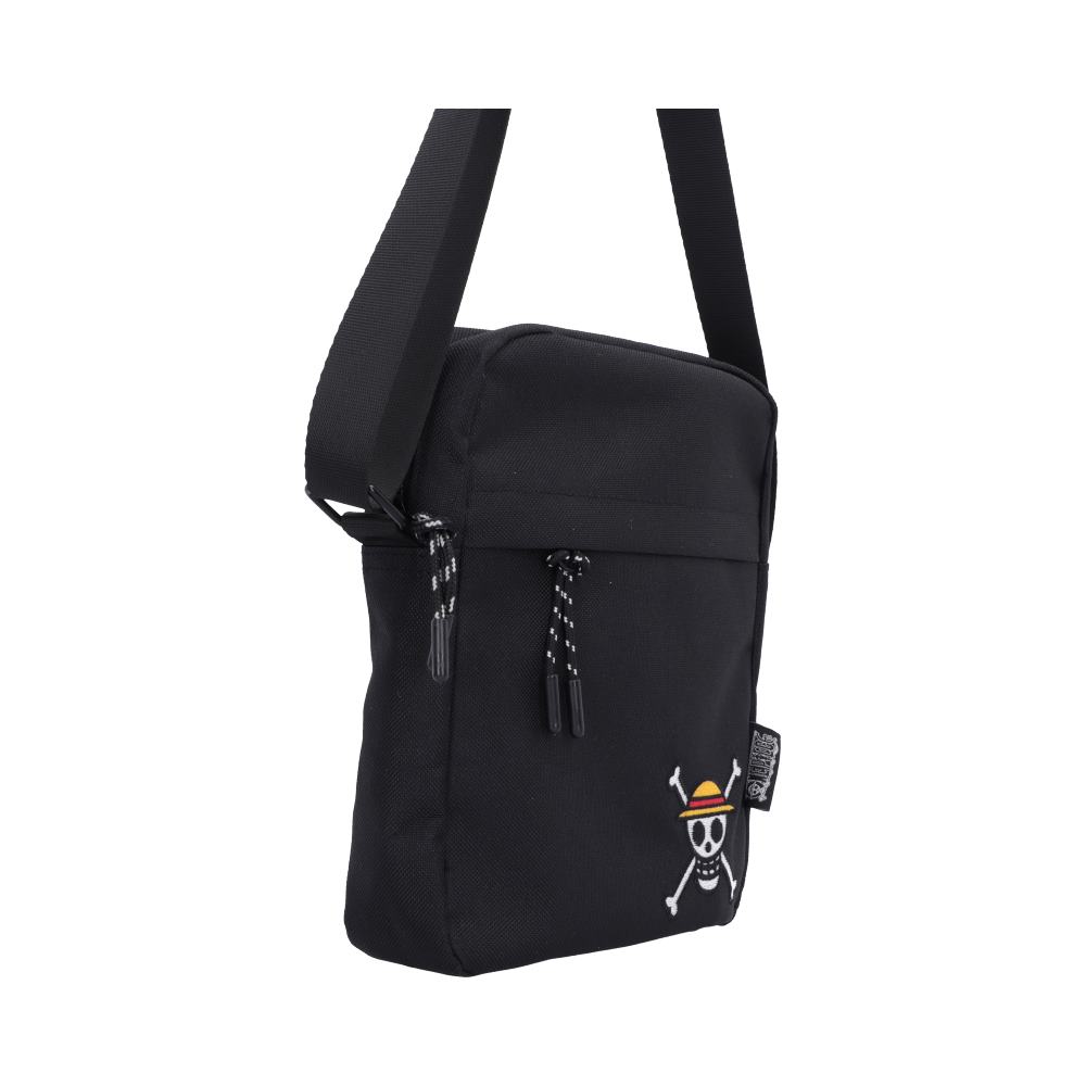 One Piece Luffy Jolly Roger Crossbody Bag In Black 22.8cm