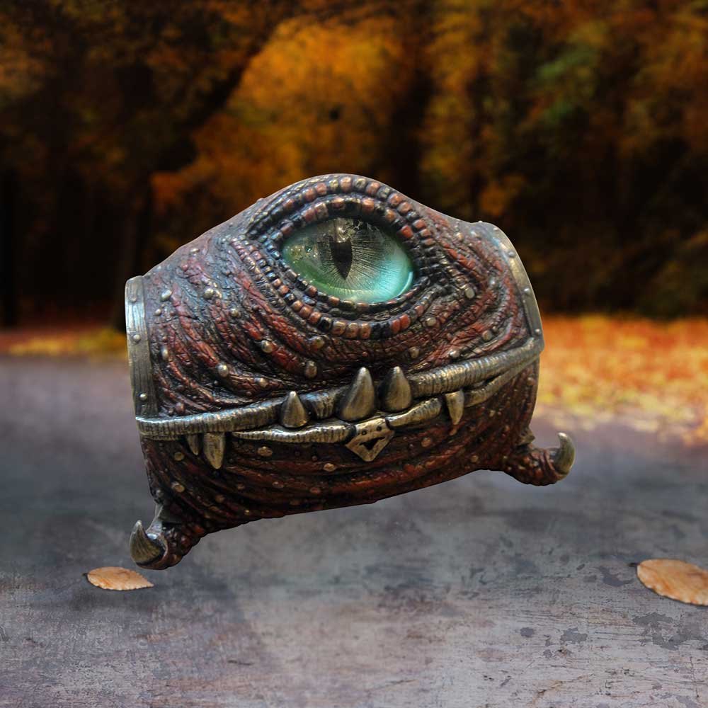 Ruby Dragon Eye Trinket Box 16.5cm