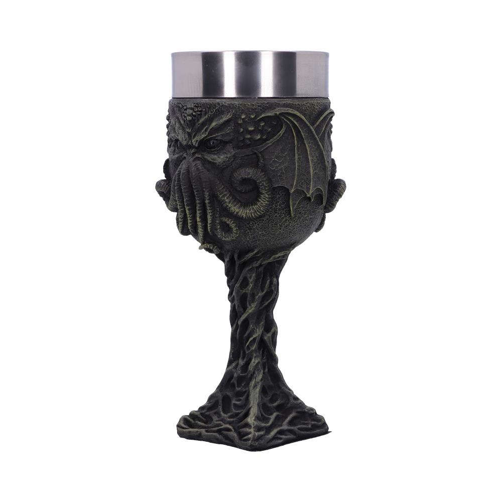Cthulhu's Thirst Goblet Lovecraft Octopus Monster Wine Glass