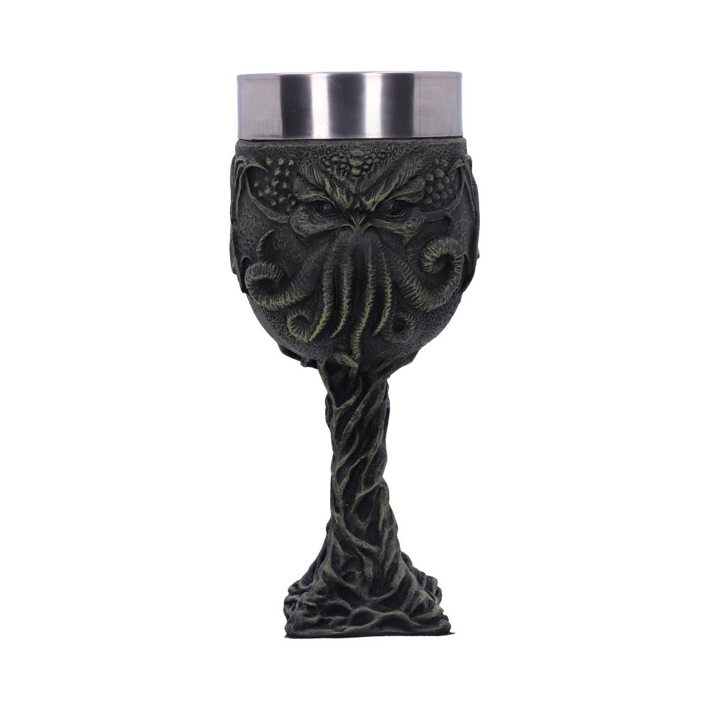 Cthulhu's Thirst Goblet Lovecraft Octopus Monster Wine Glass