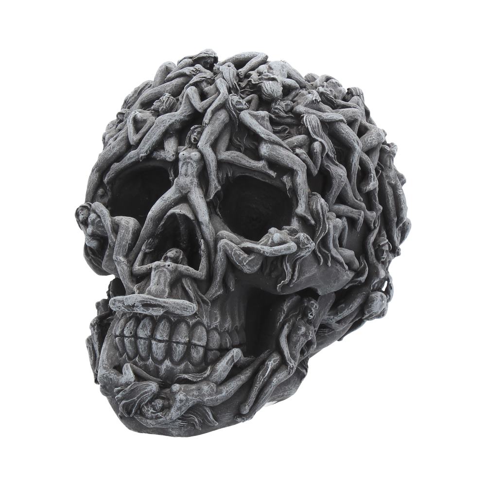 Hell's Desire Skull Naked Temptress Ornament