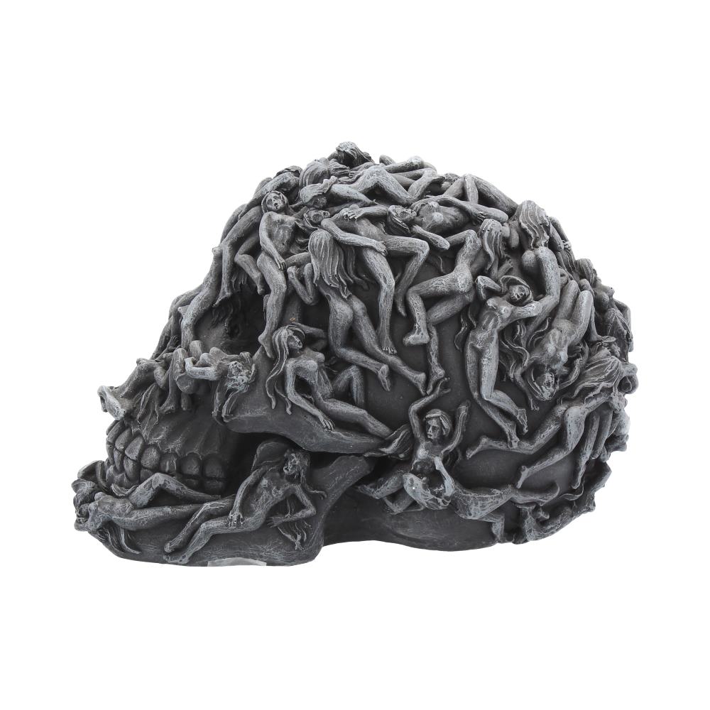 Hell's Desire Skull Naked Temptress Ornament