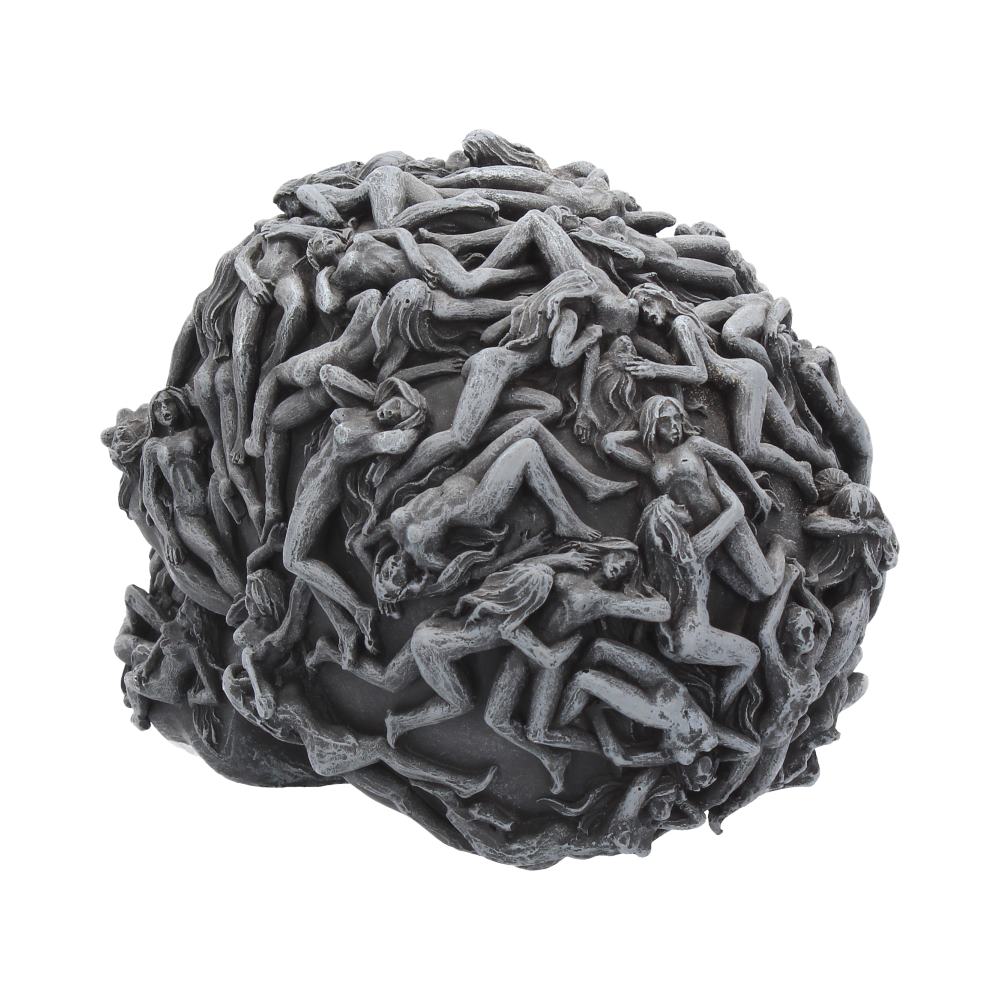 Hell's Desire Skull Naked Temptress Ornament