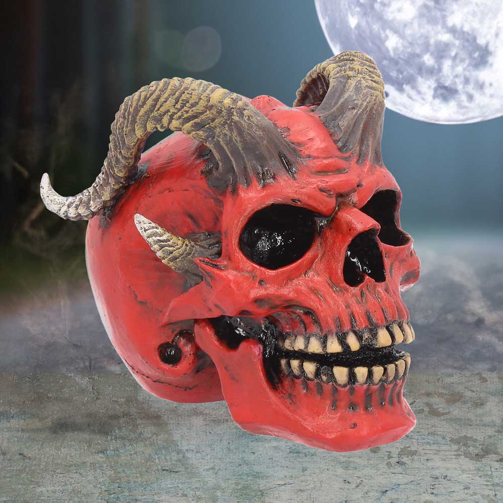 Tenacious Beelzeboss Demon Skull Ornament 13.3cm