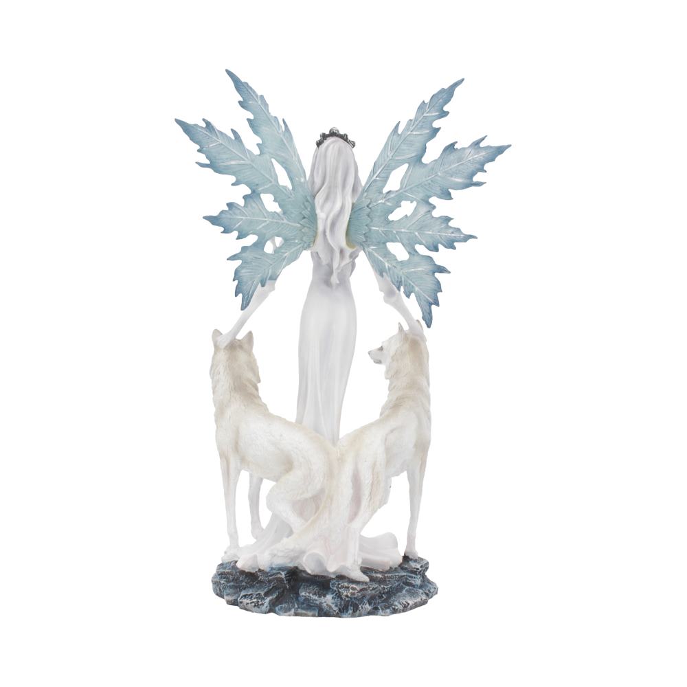 Aura Figurine Winter Fairy Wolf Ornament