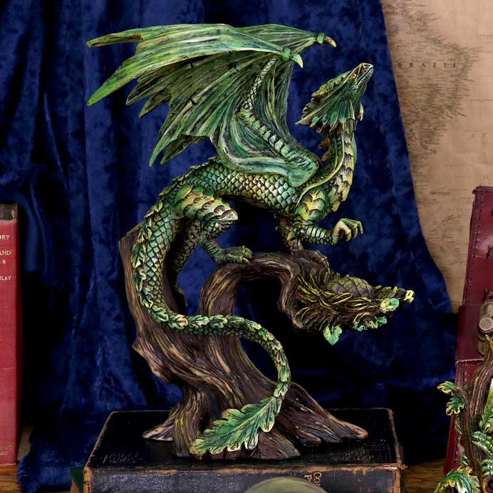 Adult Forest Dragon Figurine By Anne Stokes 25.5cm