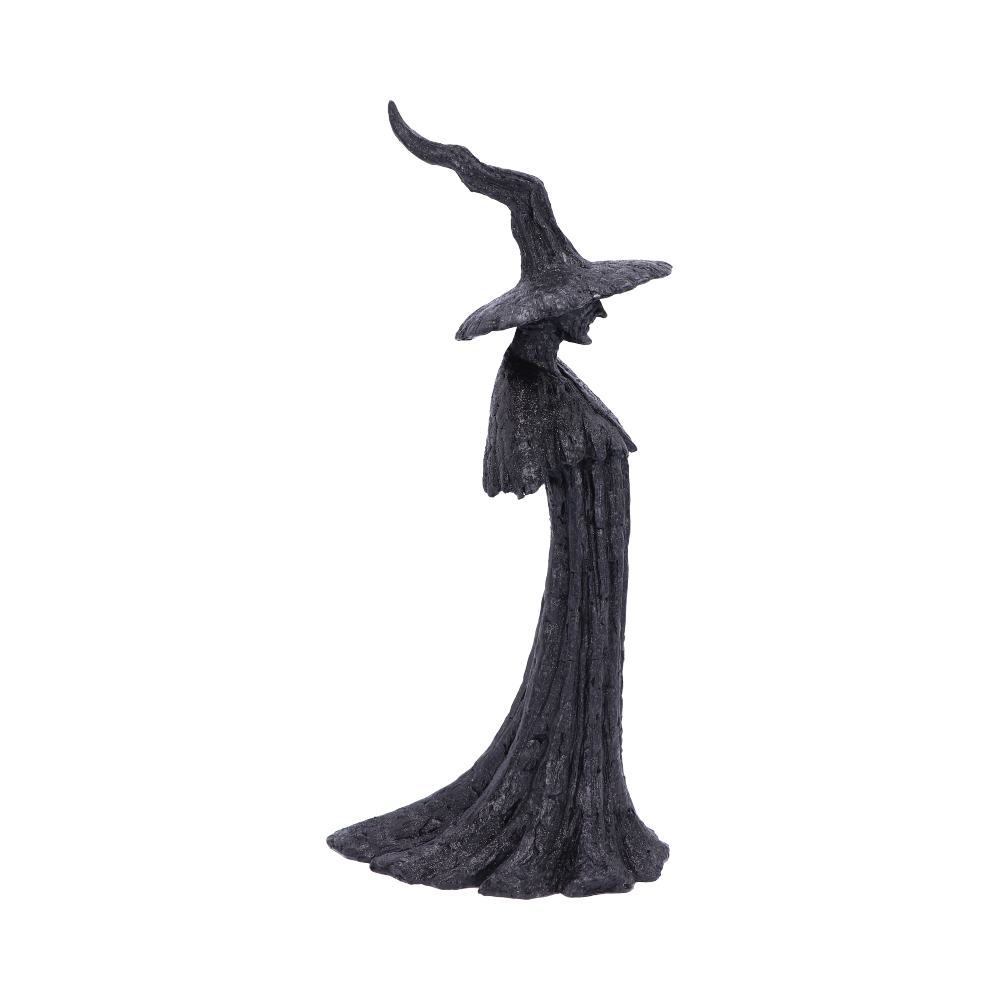 Talyse Black Glittered Forest Witch Ornament