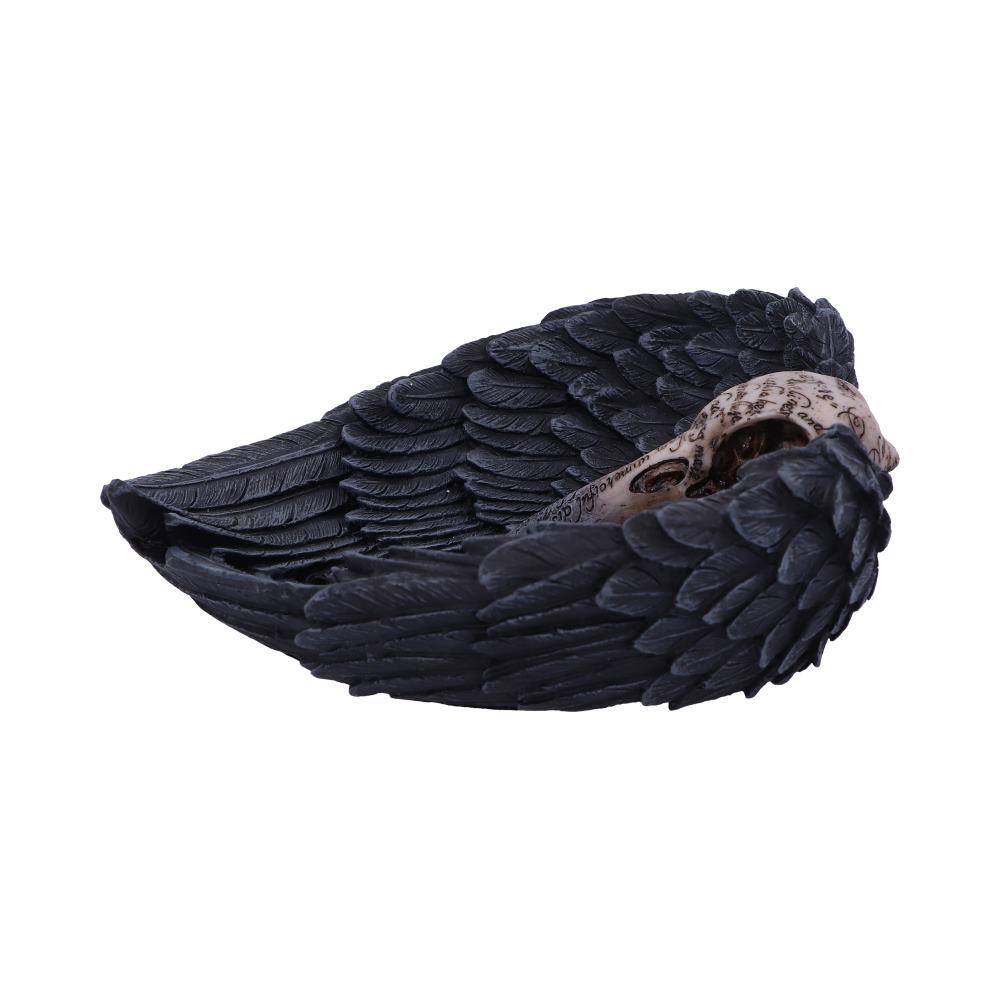 Edgar Allen Poe's Nevermore Raven Skull Trinket Holder Jewellery Dish