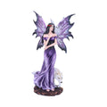 Amethyst Companions Purple Wolf and Owl Fairy Companion Figurine