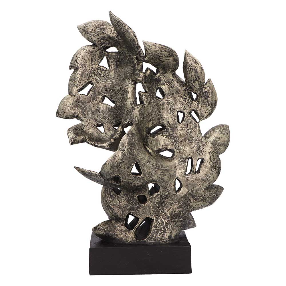 Natural Emotion - Kiss Silver Statue 37cm