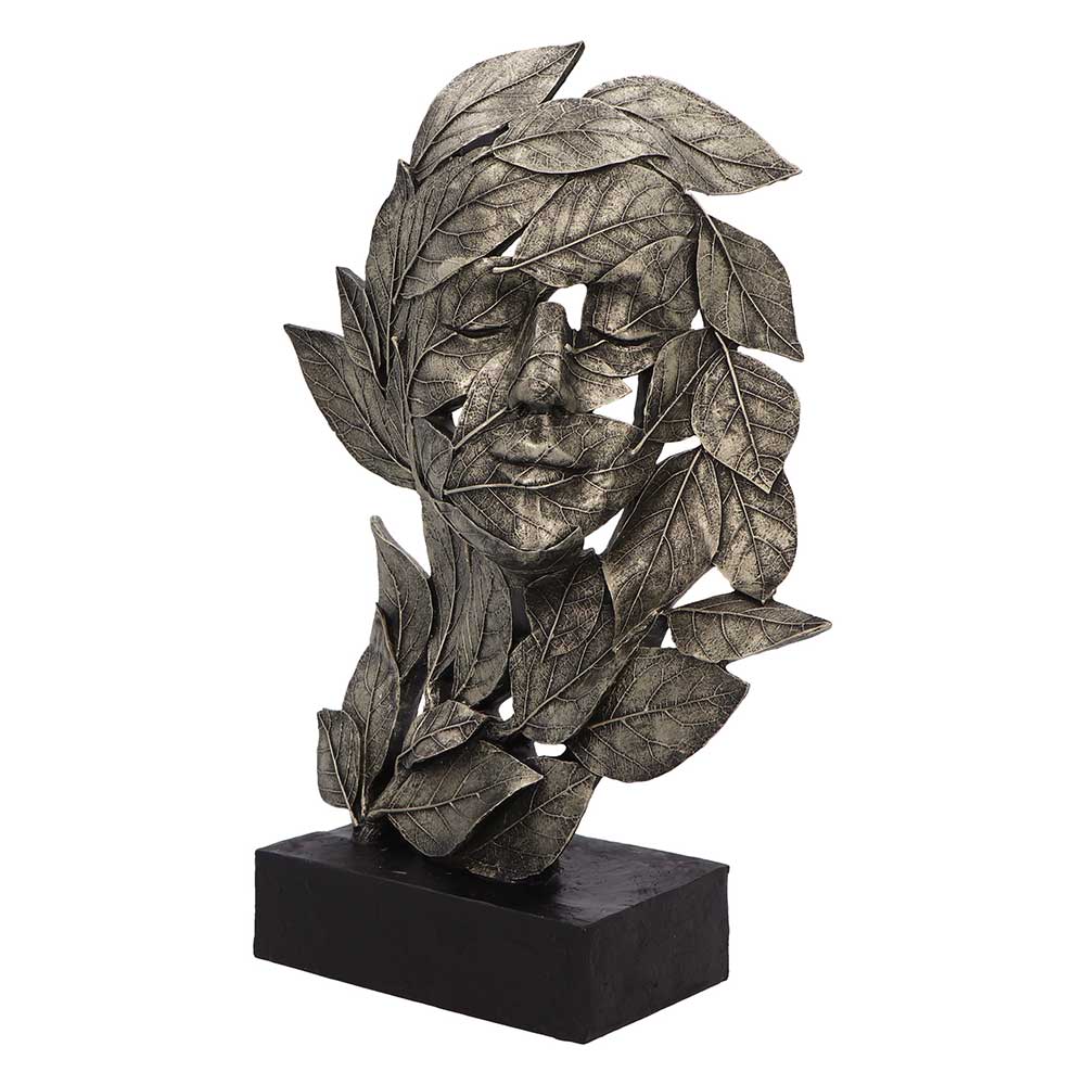 Natural Emotion - Peace Silver Statue 32cm