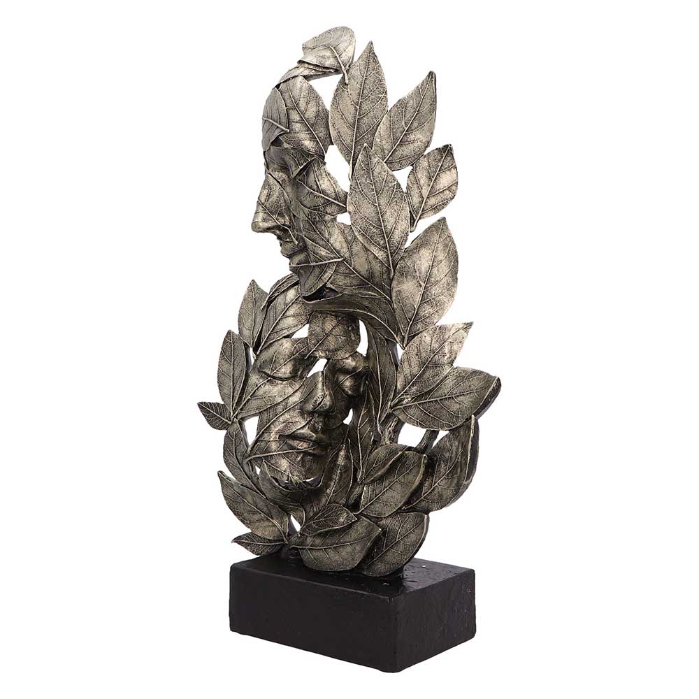 Natural Emotion - Embrace Silver Statue 38cm