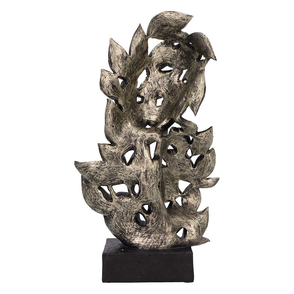 Natural Emotion - Embrace Silver Statue 38cm