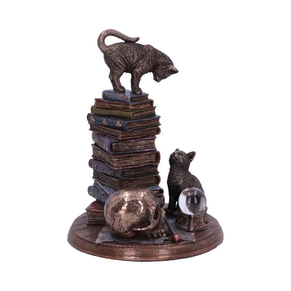 Feline Scholars Bronze Cat Ornament