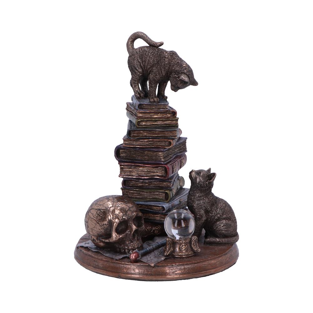 Feline Scholars Bronze Cat Ornament