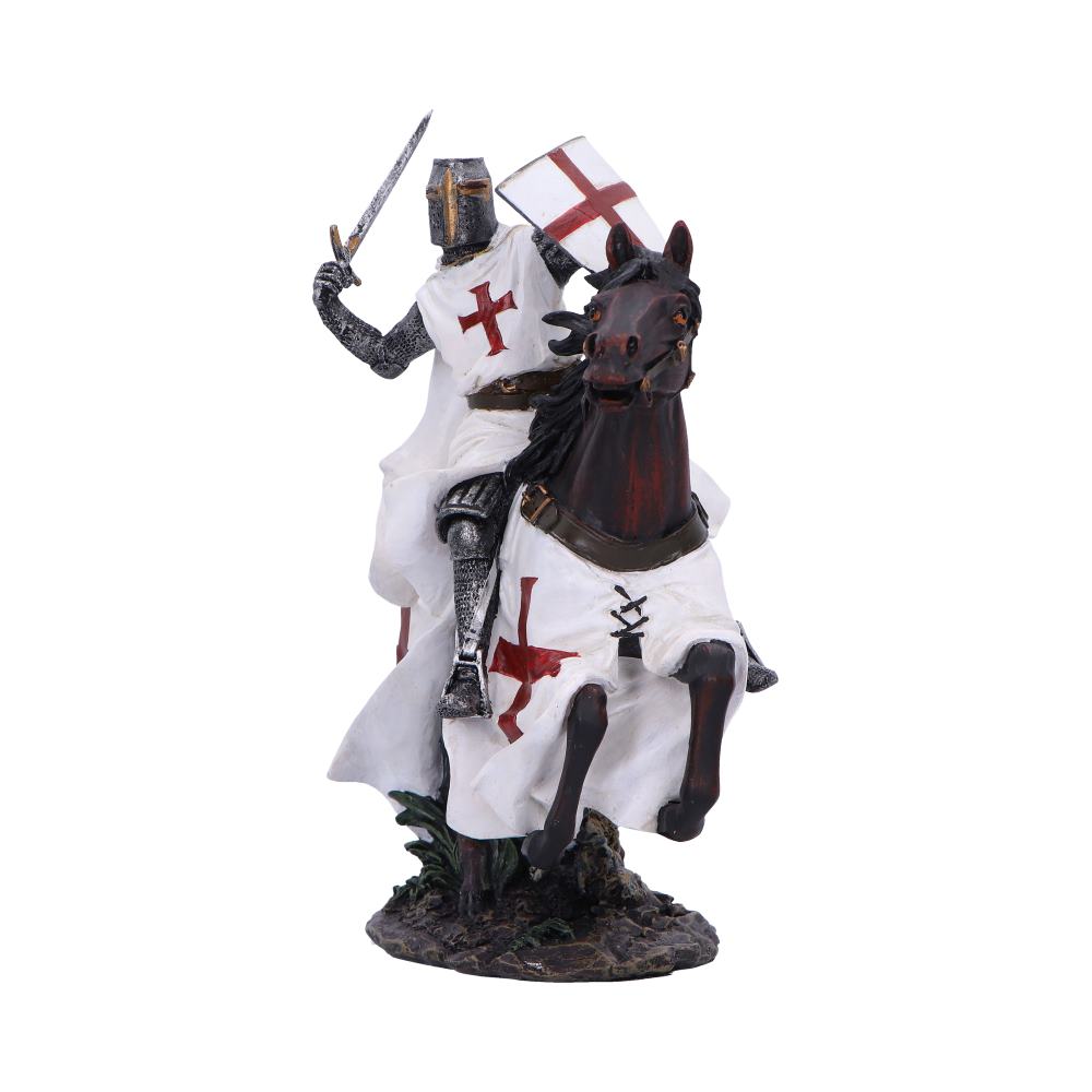 Take to Your Steed  Medieval Templar Knight Figurine