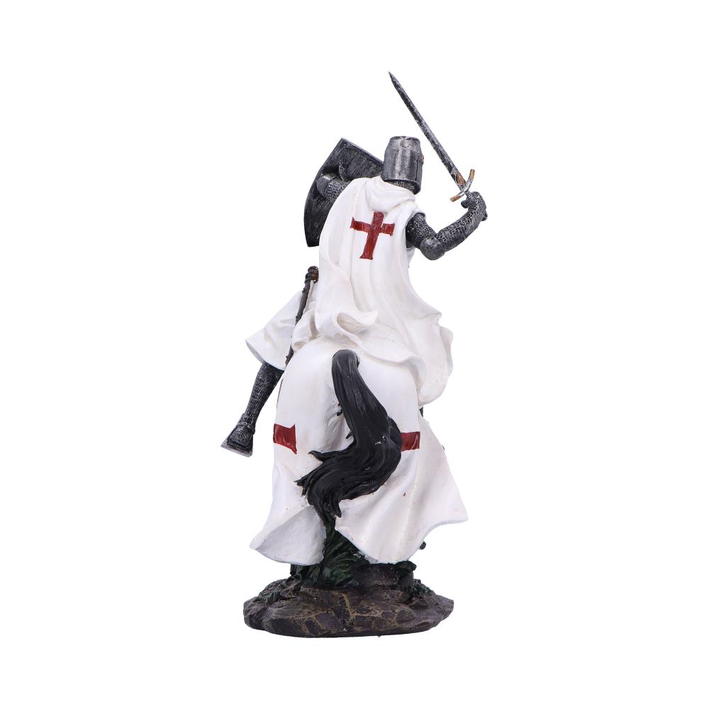 Take to Your Steed  Medieval Templar Knight Figurine