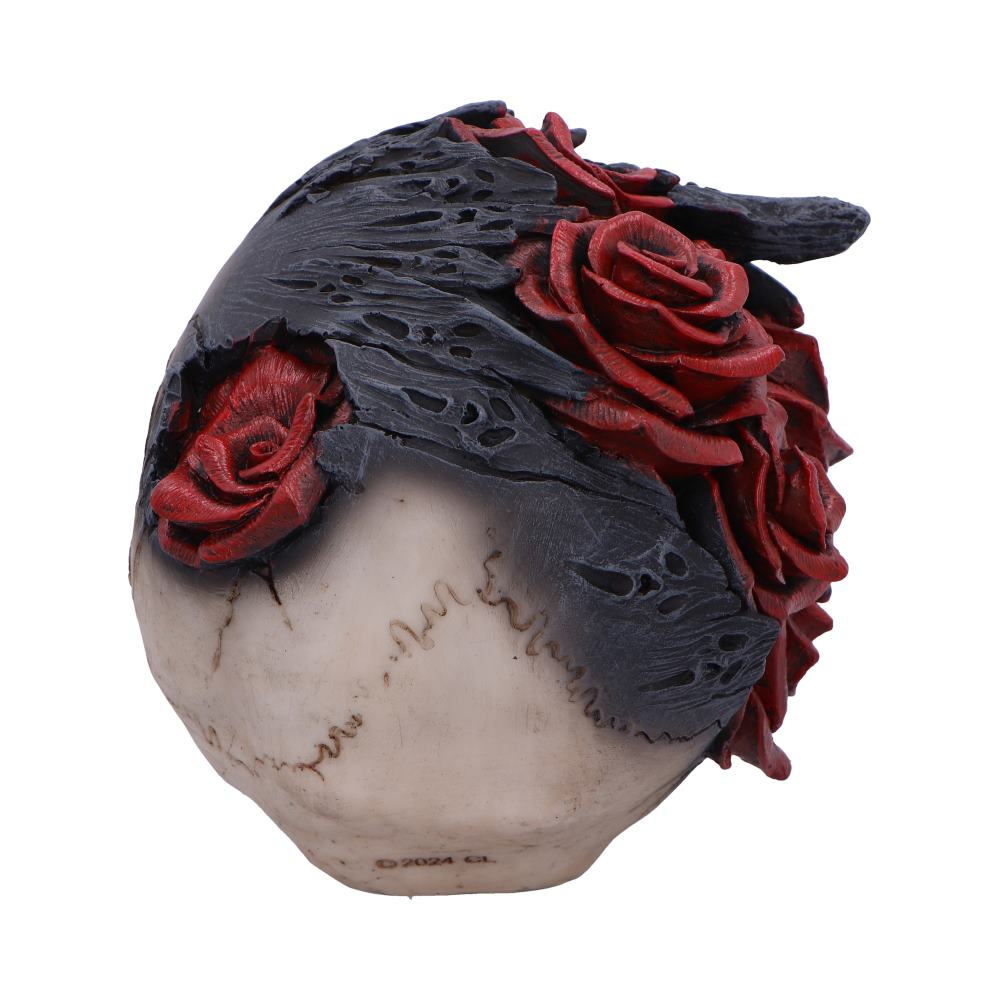 Soul Rose Ornamental Skull - Nemesis Now
