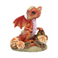 Marigold Flower Dragon Figurine
