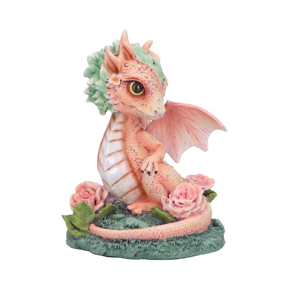 Carnation Flower Dragon Figurine