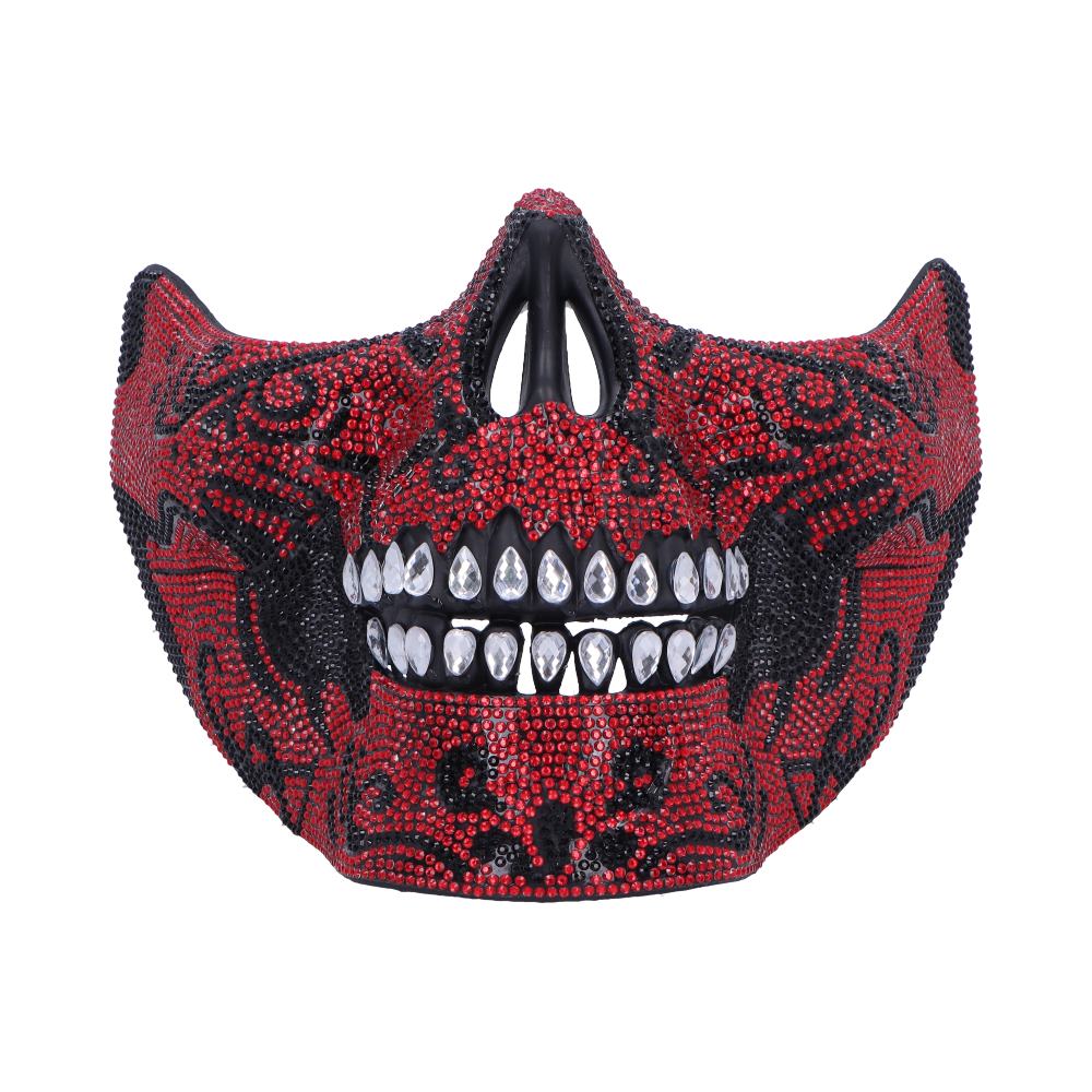 Fancy Dress Jewelled Masquerade Mask Cosplay (Red)
