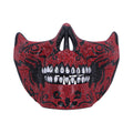 Fancy Dress Jewelled Masquerade Mask Cosplay (Red)