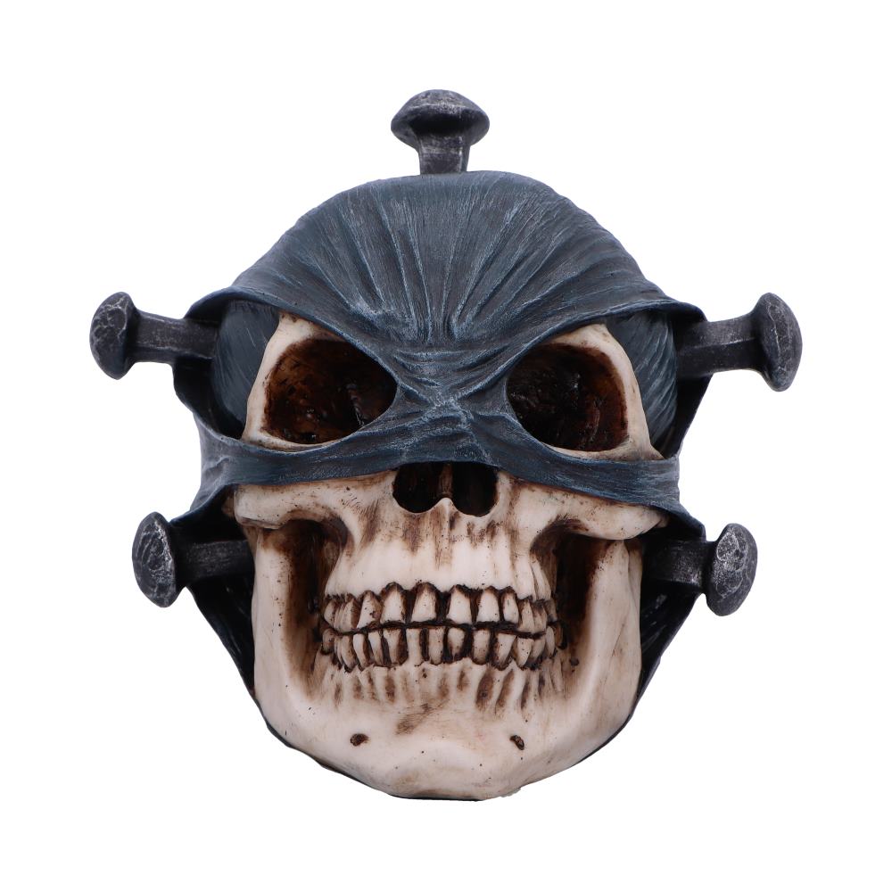 Penance of Iron Gothic Skull Figurine