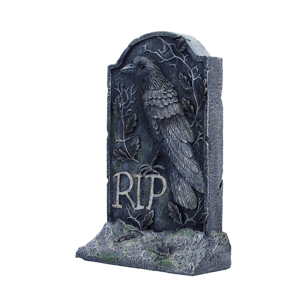 The Last Perch Gothic Raven Gravestone 25.3cm
