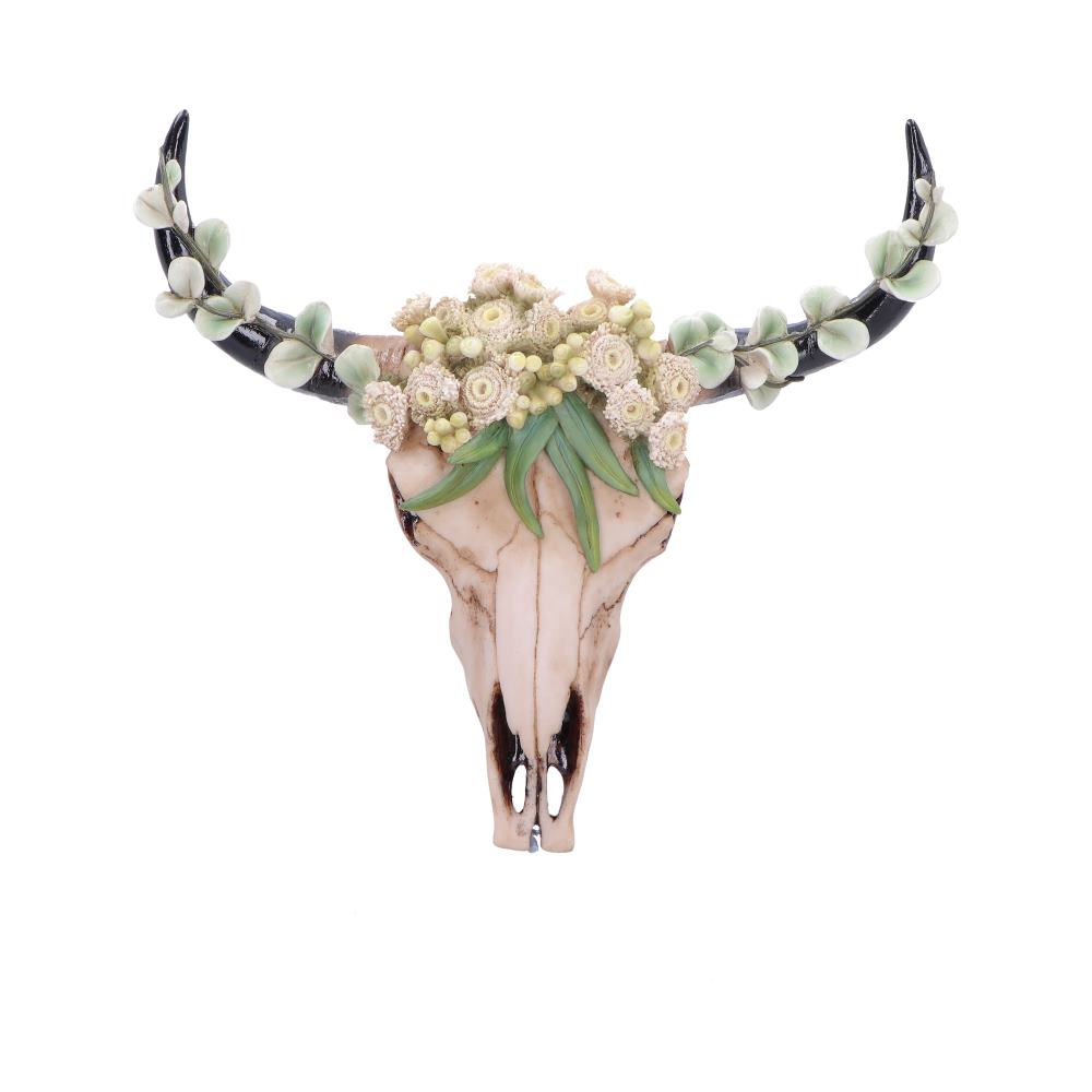 Floral Crown Skull Ornament 27.5cm