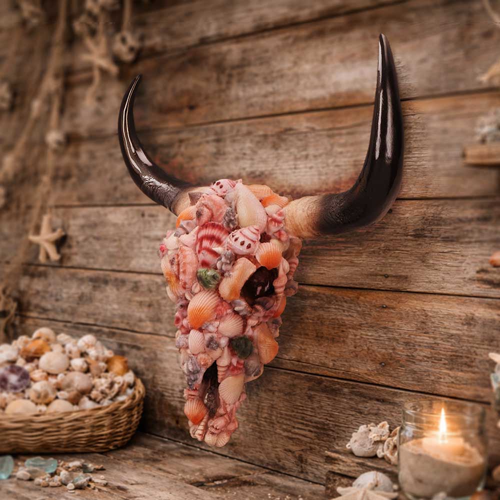 Ocean Crown Skull Ornament 44cm