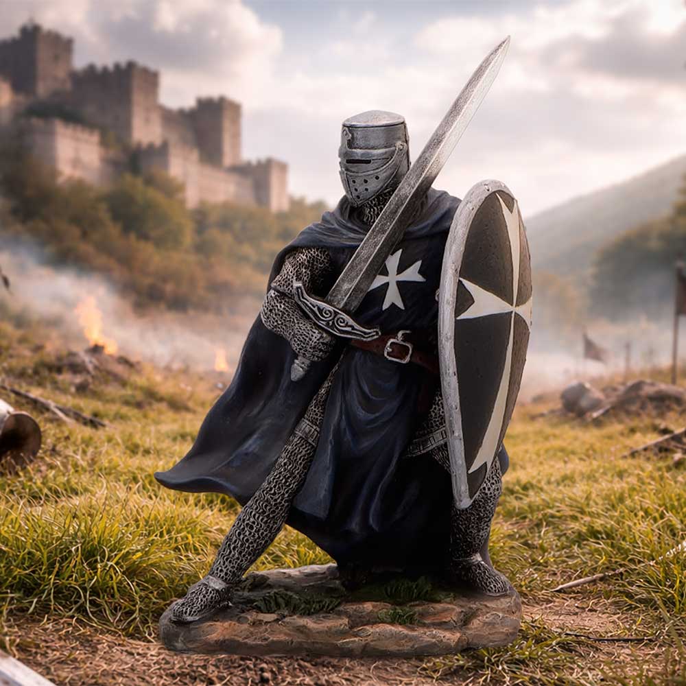 Black Knight Hospitaller Figurine 17.3cm