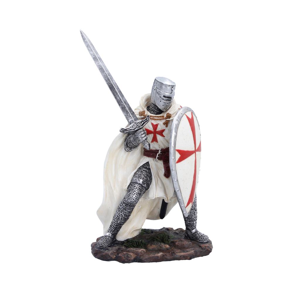 White Knight Templar Figurine 18.5cm