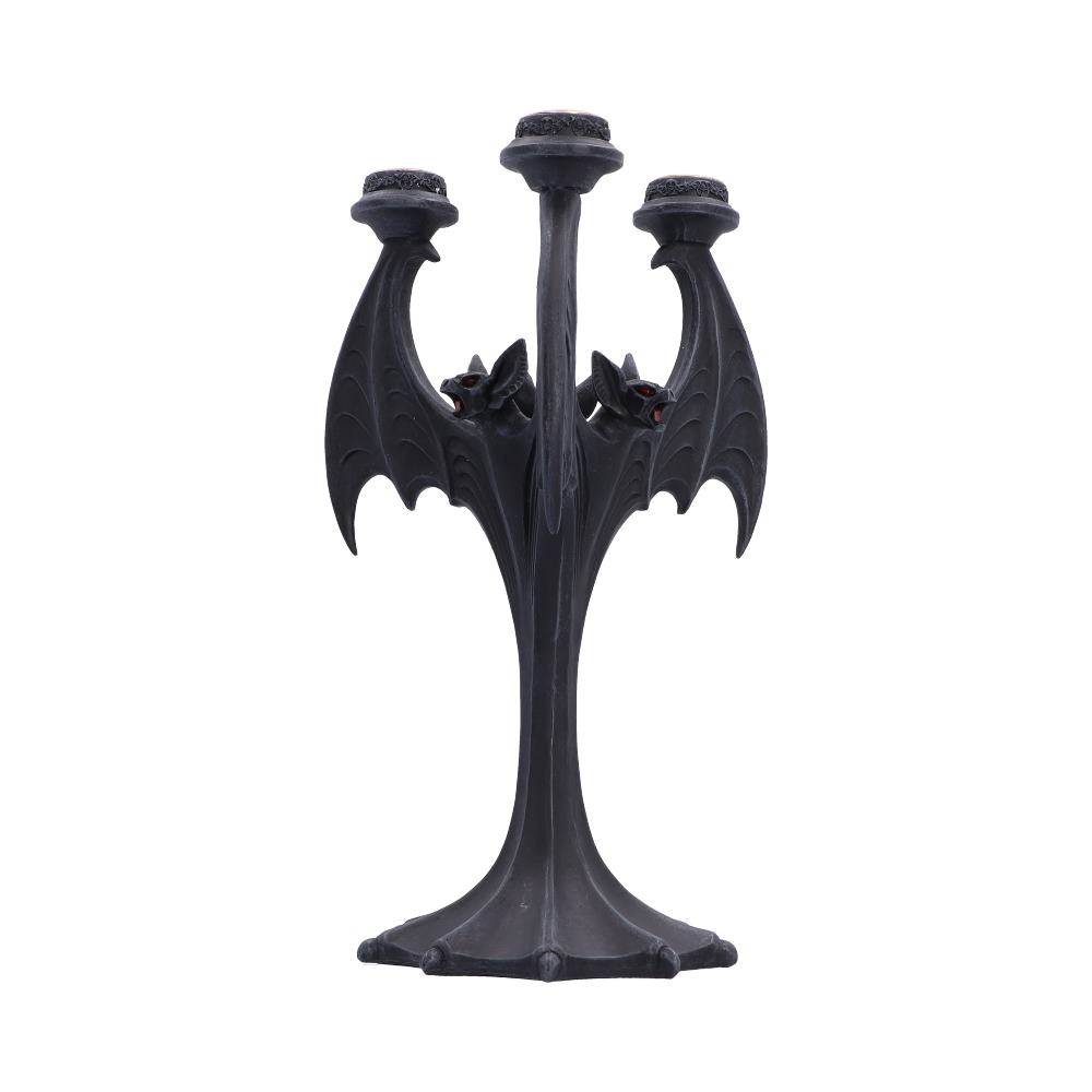 Nocturnal Flame Bat Candle Holder 28cm