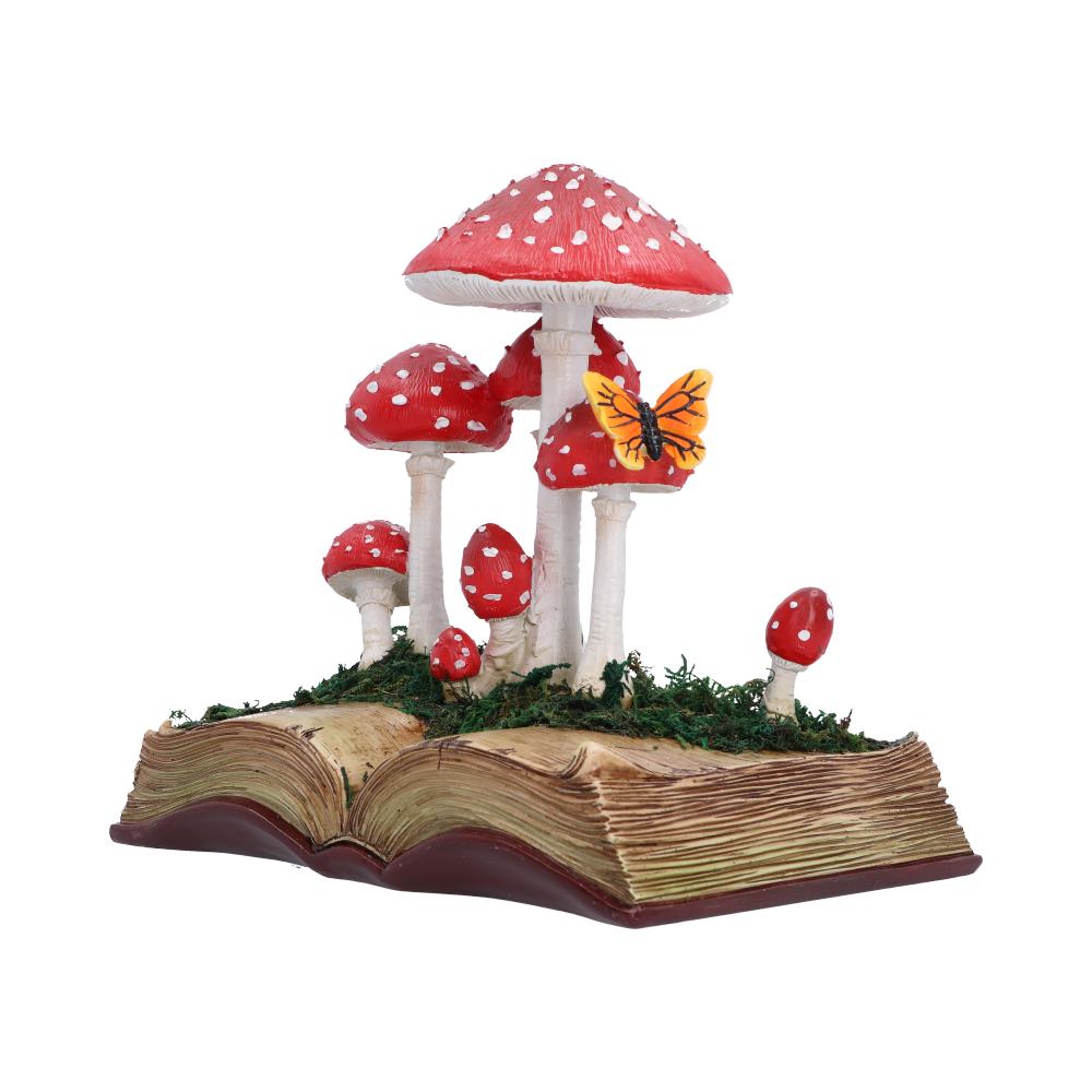Mushroom Toadstool Book Figurine 18.6cm
