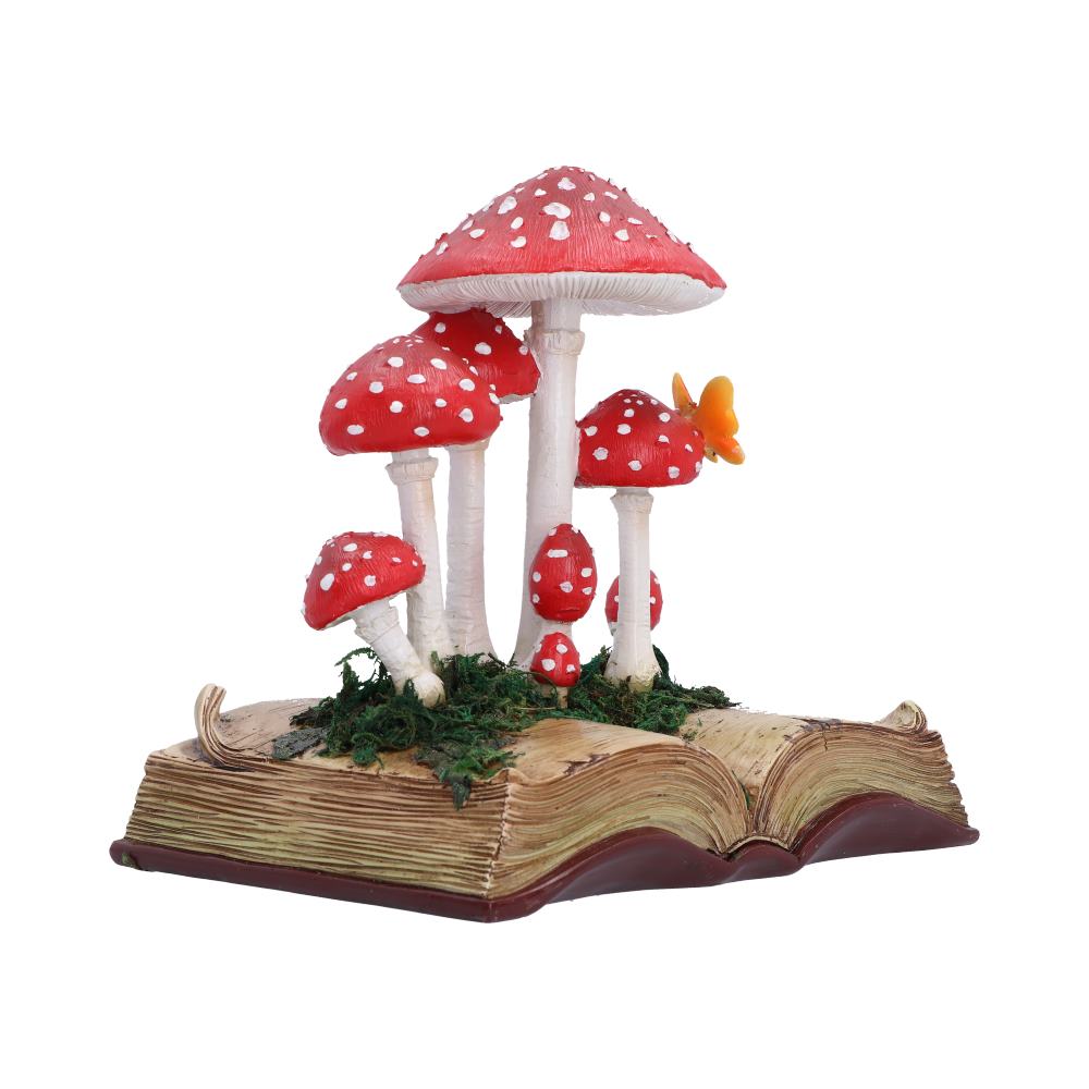 Mushroom Toadstool Book Figurine 18.6cm