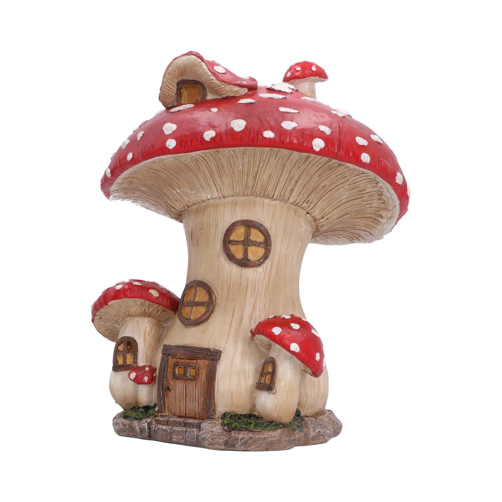 Mushroom Toadstool Cottage Figurine 21cm