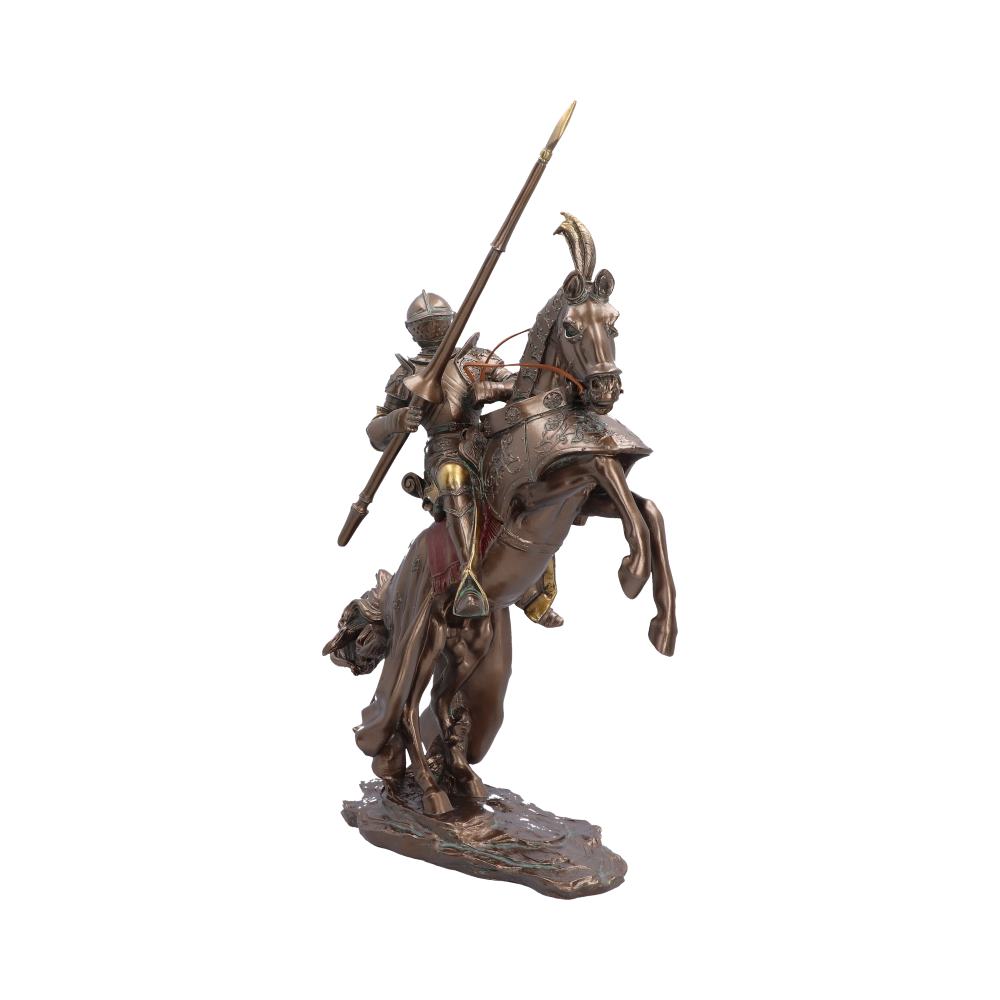 Knight on Horse Gold Figurine 45.9cm