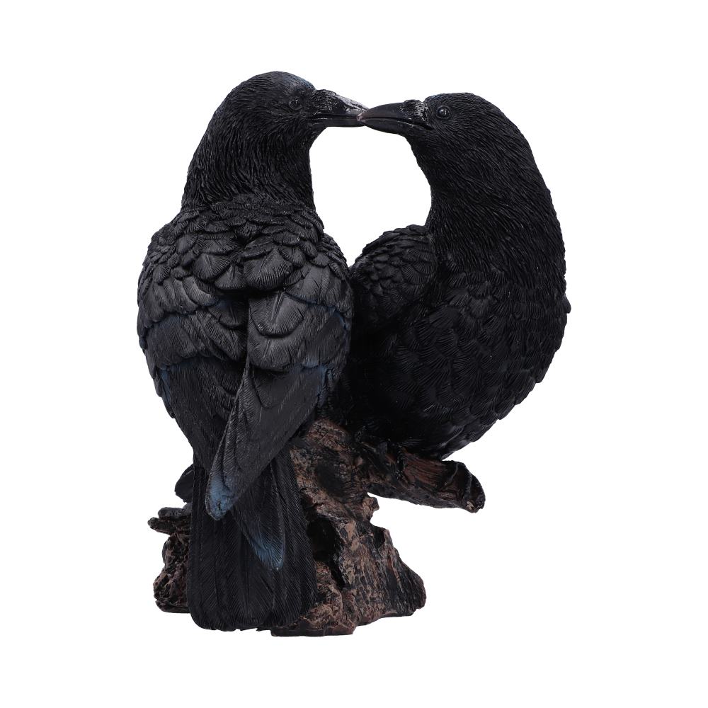 The Midnight Kiss Raven Figurine 13.9cm