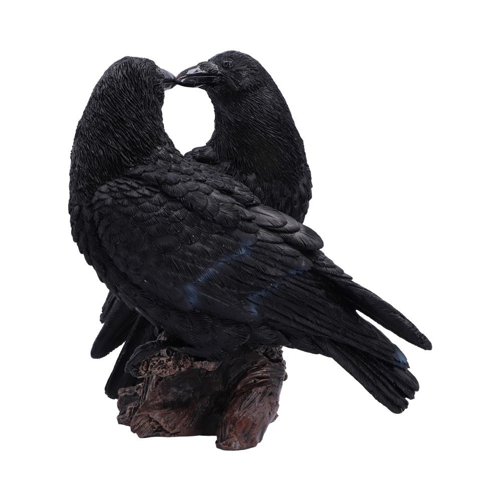 The Midnight Kiss Raven Figurine 13.9cm