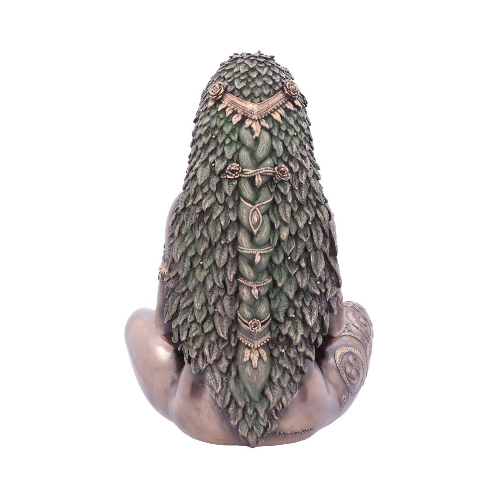 Ethereal Mother Earth Gaia Art Statue Bronze Figurine