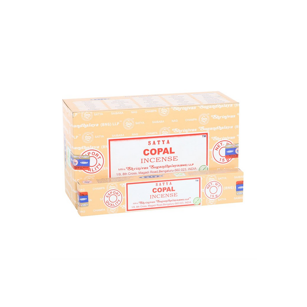 Set of 12 Copal Incense Sticks by Satya (12/50)