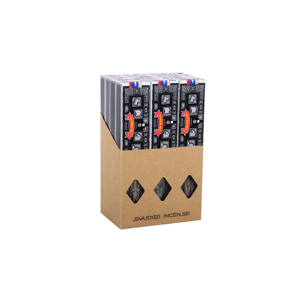 12 Packs of Satya Super Hit Smudge Incense 25g